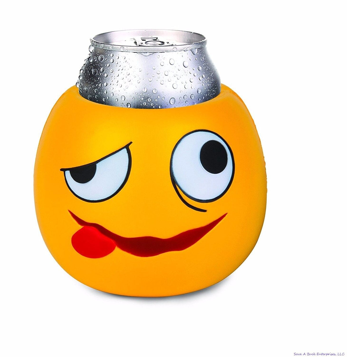 PUNCH DRUNK EMOJI  - Drink Can Bottle Beer Soda Holder Cooler Cooler - BigMouth