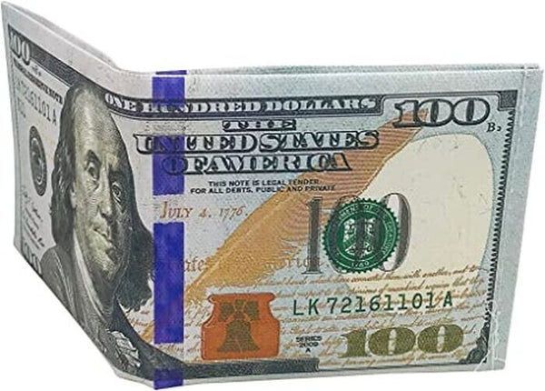 288 Pack - 100 Hundred Dollar Bill Wallets Money Bi-Fold Card Holder