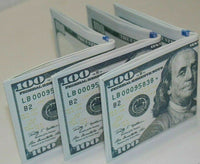 Paquete de 288 - Carteras para billetes de 100 dólares con tarjetero plegable - VENDEDOR DE EE. UU.
