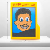 12 Magic Doodle Face - Jeu de puzzle magnétique pour enfant - Jouets classiques (1 dz)