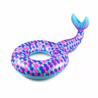 BigMouth Inc - Tubo inflable para balsa flotante de verano para piscina con cola de sirena