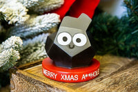 LUMP OF COAL - Merry Xmas A**Hole - Funny GaG Joke Office Desk Statue Trophy