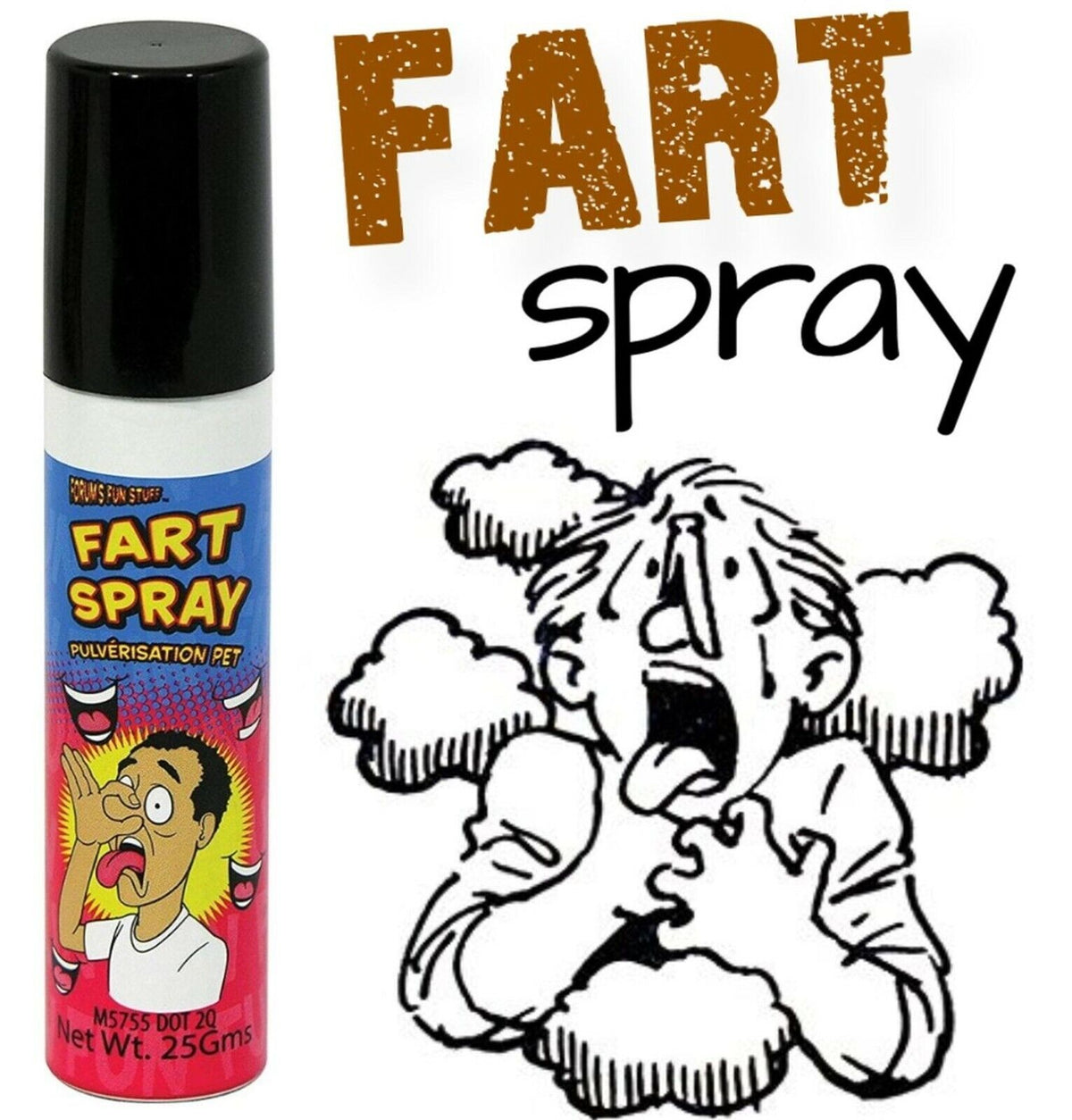 Fart Spray Can - Bombe puante Smelly Butt Crack Ass ~ GaG Prank Joke