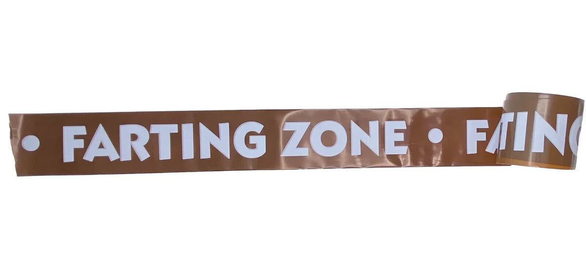 50 FT ROLL OF FARTING ZONE TAPE - Funny Decoration Viral Prank Joke GaG Prop