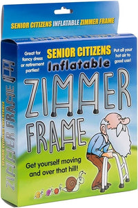 INFLATABLE WALKER - Senior Citizen Over the Hill - Funny Birthday Gag Joke Gift