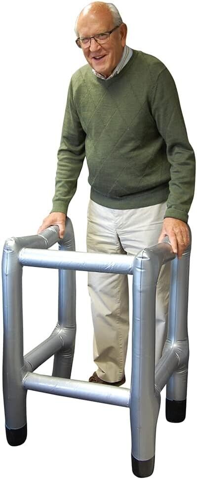 INFLATABLE WALKER - Senior Citizen Over the Hill - Funny Birthday Gag Joke Gift