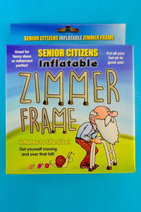 INFLATABLE WALKER - Senior Citizen Over the Hill - Funny Birthday Gag Joke Gift