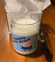 SWEATY BUTT CRACK Scented Candle - Swamp Ass Gag Prank Joke Fart Poop Funny Gift