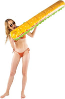 5 FT SUB SANDWICH Inflatable Noodle Swimming Pool Float Toy - BigMouth Inc