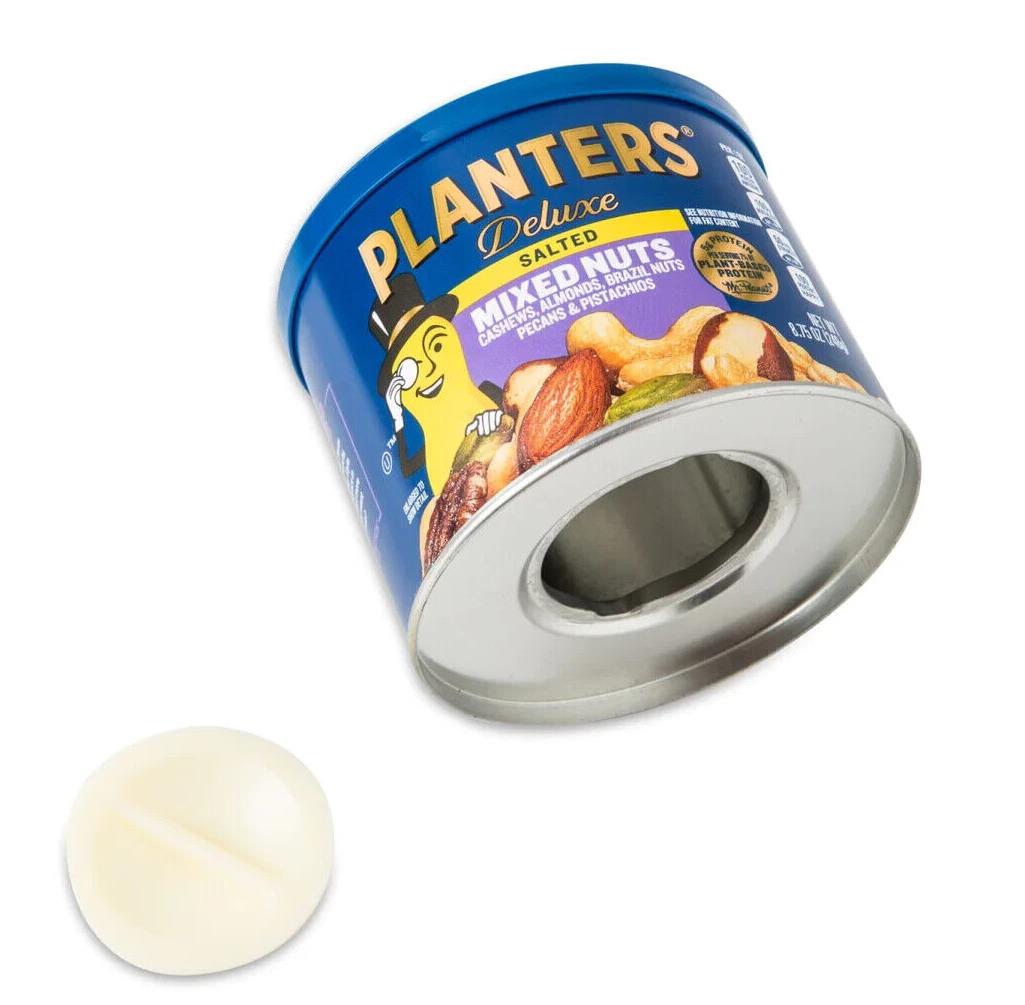 PLANTERS MIXED NUTS ® SOUS LICENCE OFFICIELLE - Leurre Can Home Safe Cash Bank Volt