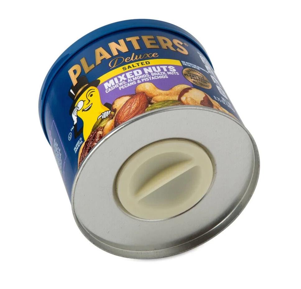 PLANTERS MIXED NUTS ® SOUS LICENCE OFFICIELLE - Leurre Can Home Safe Cash Bank Volt