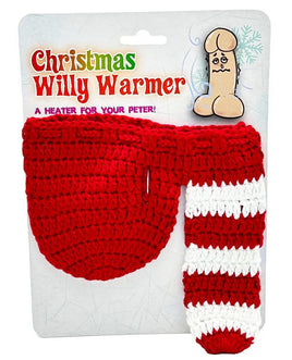 WILLY WARMER DE NOËL « Chauffage pour votre Peter » Weener Tricoté Crochet Cadeau
