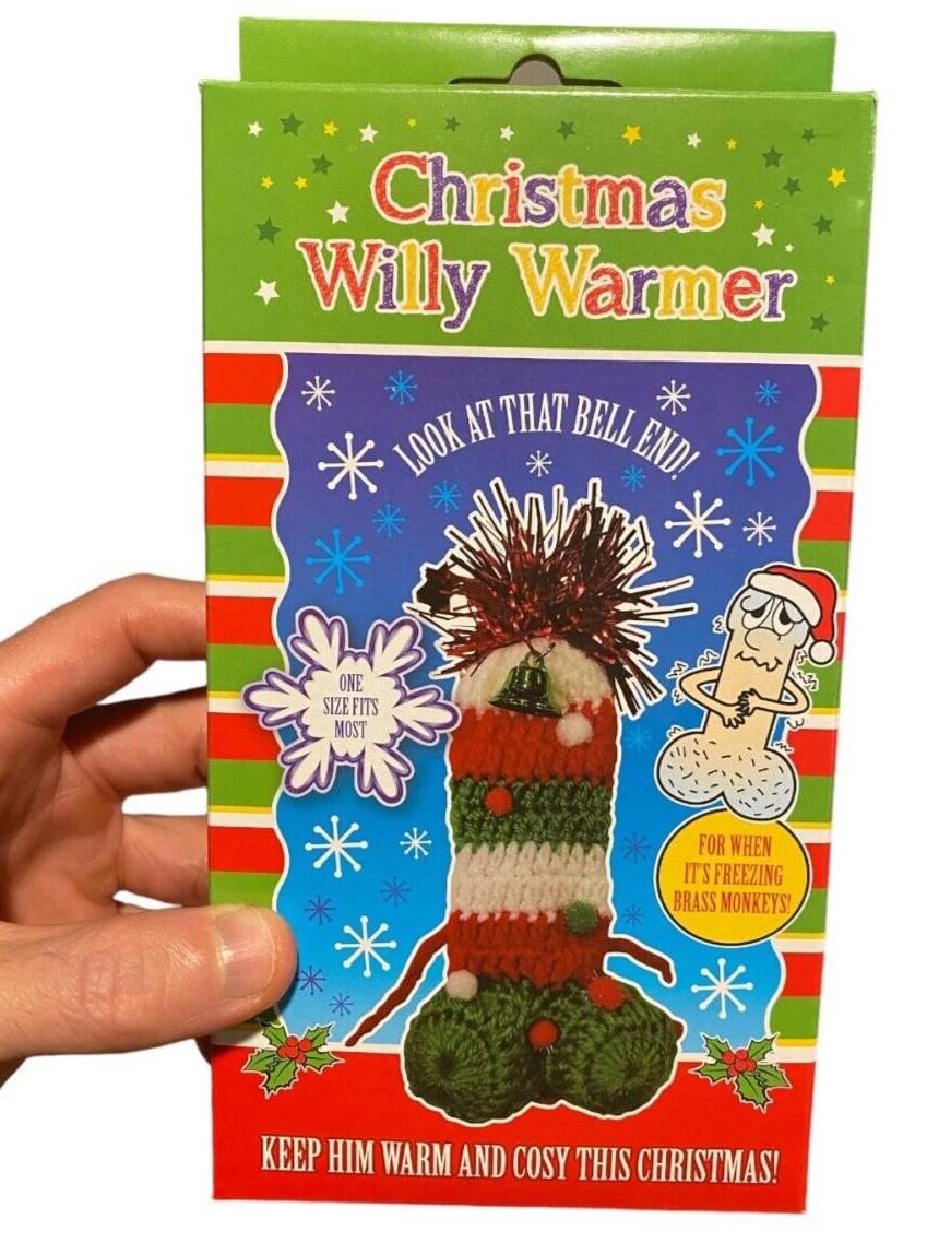 CHRISTMAS HOLIDAY Decoration Willy Warmer Weener Sock - GaG Gift Joke