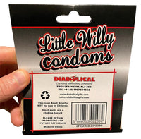 3pk LITTLE WILLY CONDOMS - Small Pecker Gag Prank Joke - Sata Christmas Gift