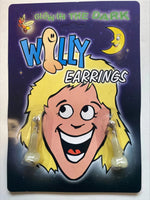 Willy Pecker Earrings - Glows in Dark -  Funny Joke Bachelorette Party Joke Gift