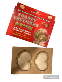 2pk testicules grillés boules chauffe-mains adulte réutilisable secret bas de Noël cadeau