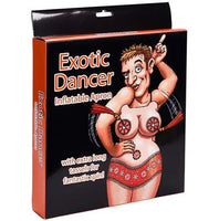 Exotic Dancer Inflatable Boobs Kitchen Costume Apron - Blow Up Boobies & Tassels