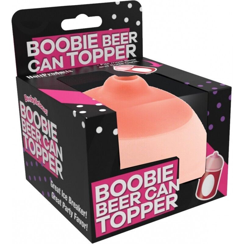 BOOBIE BEER CAN COVER ~ Bachelor Party Gag Broma Adulto Novedad Beber Boob Cap