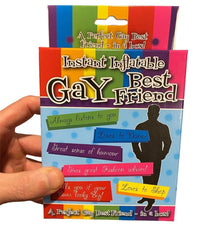 INFLATABLE GAY BEST FRIEND  Blow Up Doll - Pride LGBT Inflate Gift Man in a Box!