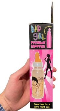 BAD GIRL Alimentando a Willy Pecker Botella - Broma para adultos Novedad Despedida de soltera