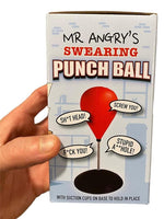 Talking Angry Swearing Curse Desk Punching Ball Bag - Office Joke GaG Boxing Toy