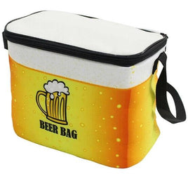 FUNKY BEER COOLER BAG - Simply Cool looking! Fun Style 6pk Drink Can Holder