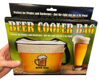 FUNKY BEER COOLER BAG - Simply Cool looking! Fun Style 6pk Drink Can Holder