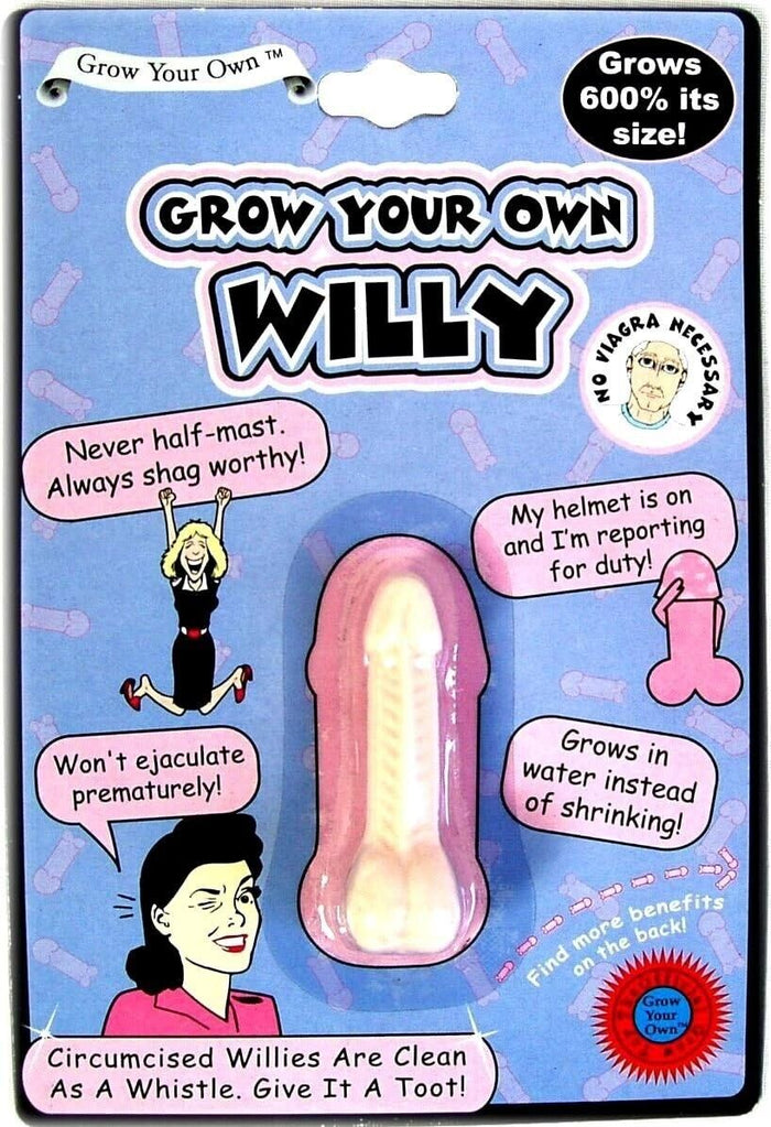 ¡Cultiva tu propio Willy Pecker 600% en agua! - Regalo de broma de broma histérica para adultos