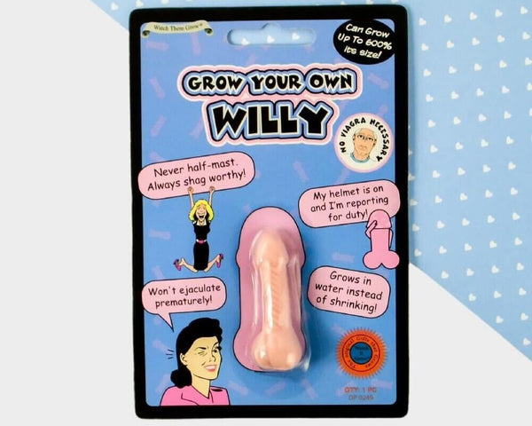 Cultivez votre propre Willy Pecker à 600 % dans l'eau ! - Cadeau de blague hystérique pour adulte