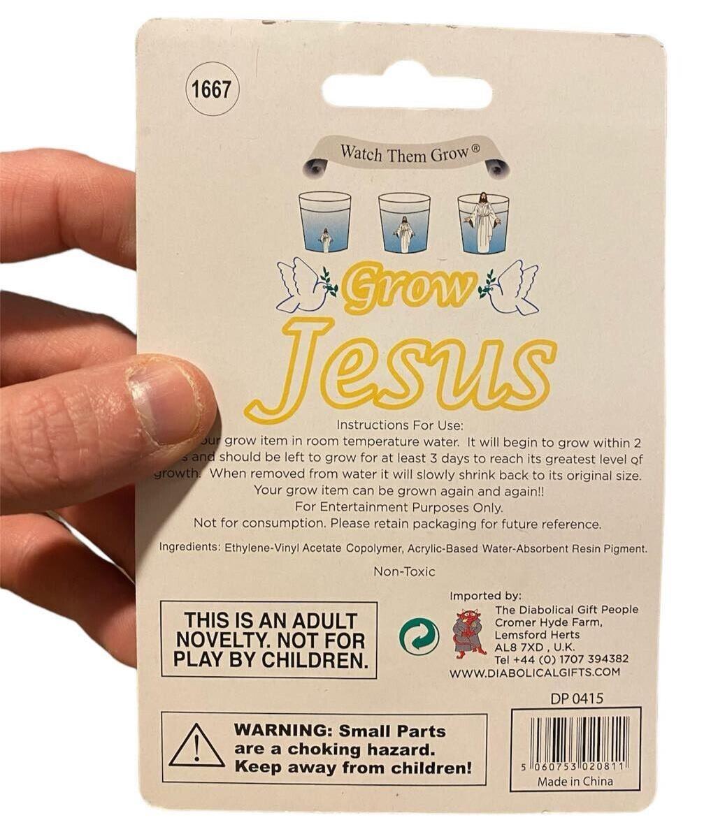 Grow Your Own Jesus 600% Larger in water! - Religious God Novelty Fun Child Gift