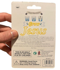 ¡Haz crecer tu propio Jesús un 600 % más grande en agua! - Regalo infantil divertido y novedoso de Dios religioso