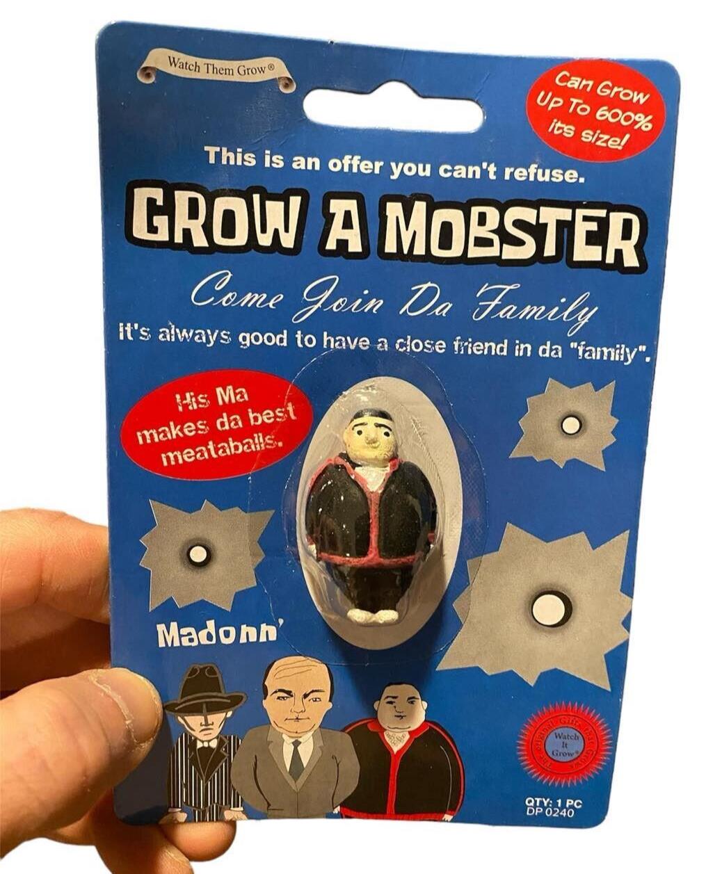 SET OF 3 Grow your own Godfather - Mobster - Hit Man Set - Fun Gag Joke Novelty