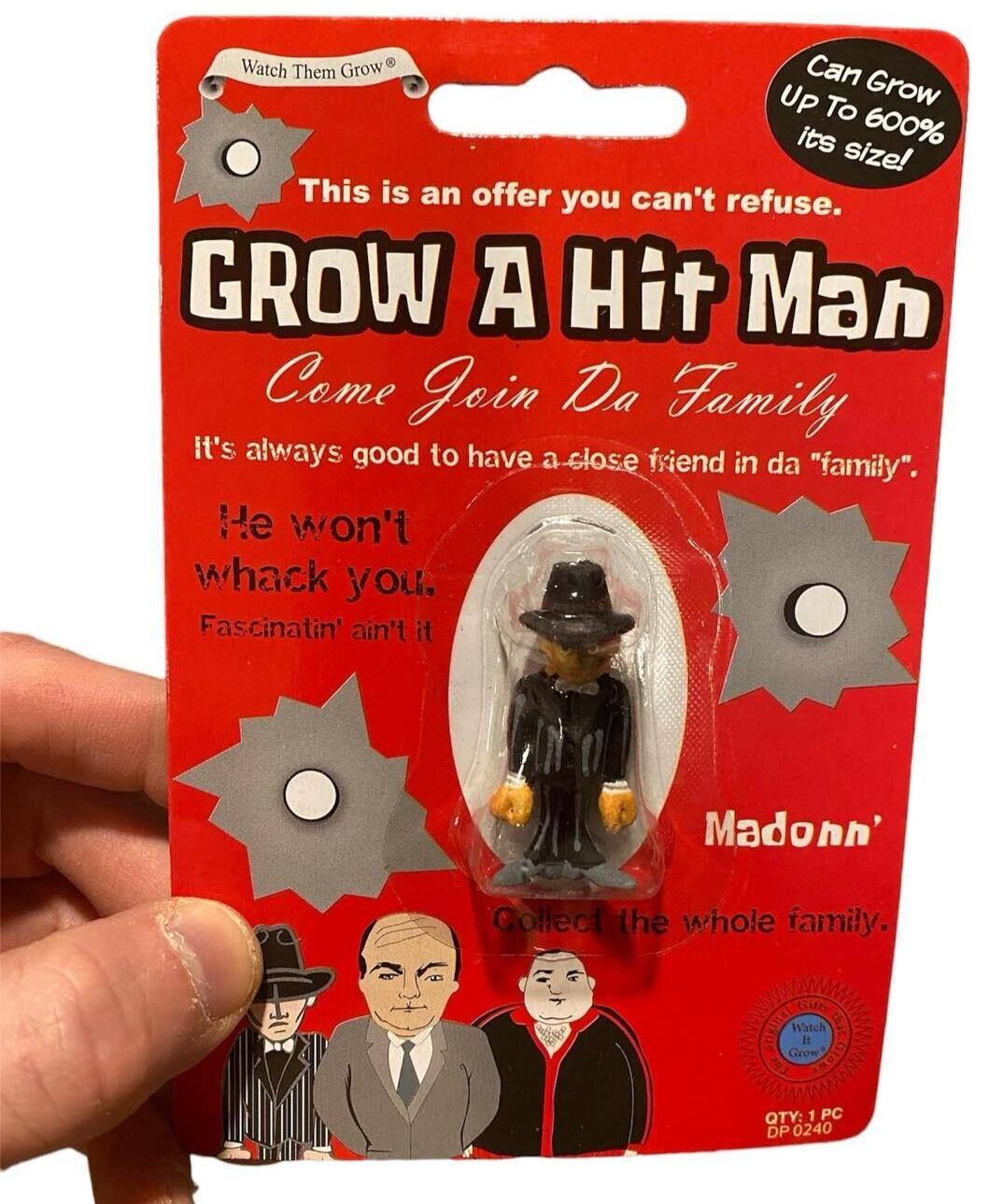 SET OF 3 Grow your own Godfather - Mobster - Hit Man Set - Fun Gag Joke Novelty