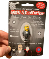 SET OF 3 Grow your own Godfather - Mobster - Hit Man Set - Fun Gag Joke Novelty