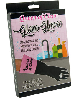 QUEEN OF CLEAN Luxury Diamond Glam Gloves - Household Washing Cleaning Kitchen