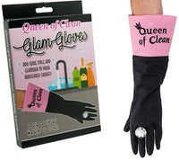 QUEEN OF CLEAN Luxury Diamond Glam Gloves - Household Washing Cleaning Kitchen