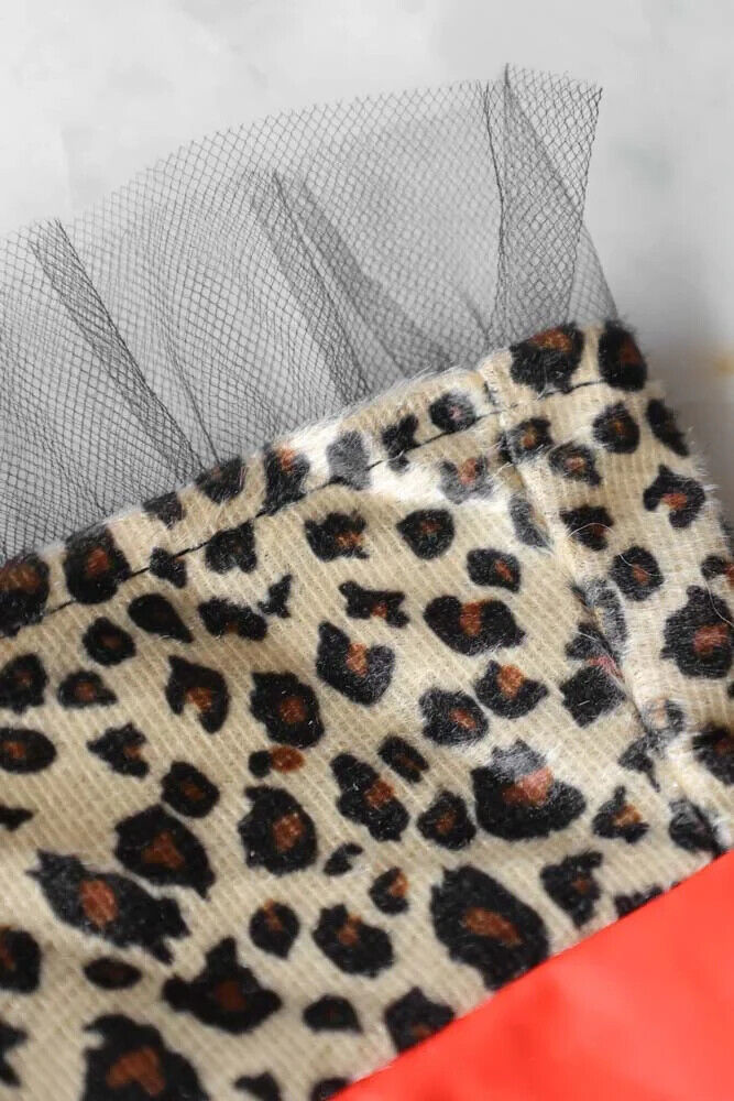 Guantes de látex de lujo con diseño de leopardo rojo, guantes de látex para lavado del hogar, limpieza de cocina