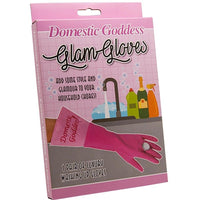DOMESTIC GODDESS Luxury Diamond Glam Gloves - Household Washing Cleaning Kitchen