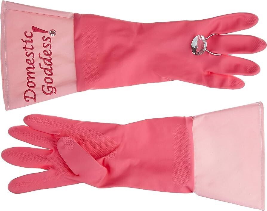 DOMESTIC GODDESS Guantes de lujo Diamond Glam - Lavado del hogar Limpieza Cocina