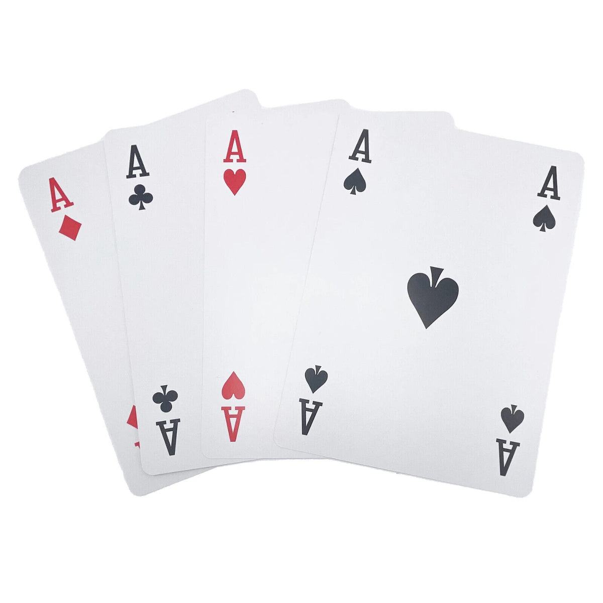 CARTES À JOUER DE TAILLE MASSIVE JUMBO - DECK COMPLET avec Jokers - Cartes de nouveauté amusantes