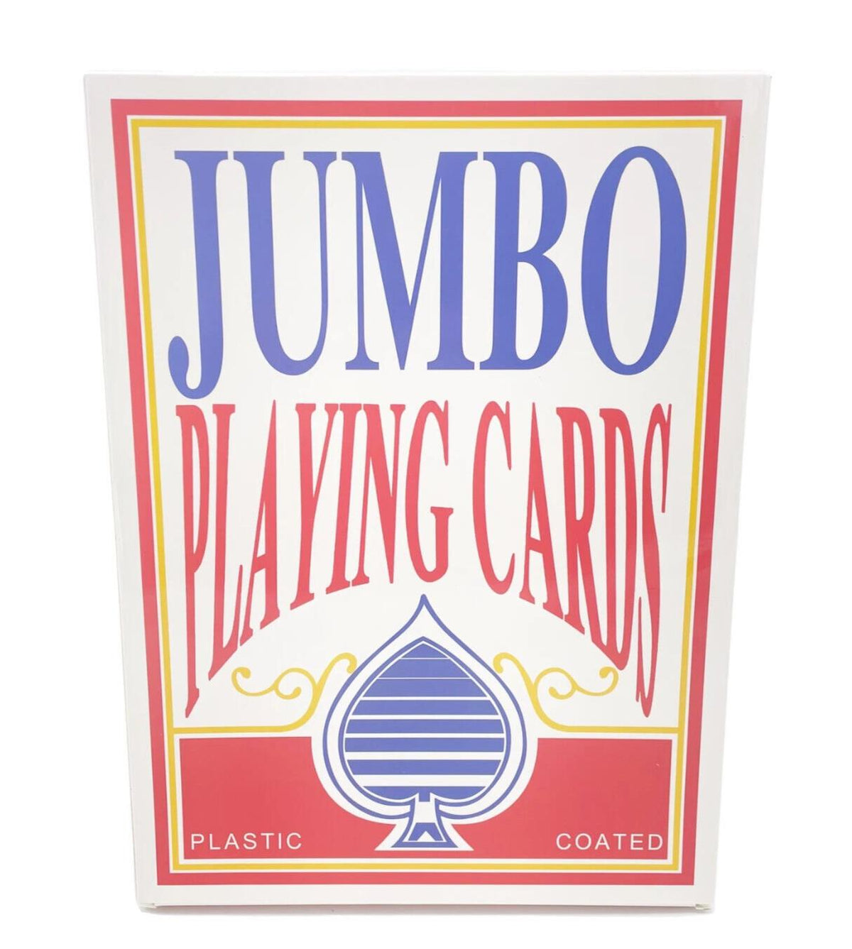 CARTAS DE JUEGO JUMBO DE TAMAÑO MASIVO - CUBIERTA COMPLETA con comodines - Tarjetas divertidas y novedosas