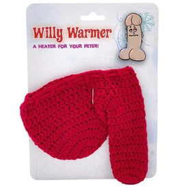 RED WILLY WARMER  "Heater for your Peter"  Men's Pecker Weener Adult Sock Gift