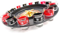 Jeu de roulette à boire de casino - 16 verres à shot - Placez vos paris pour gagner !