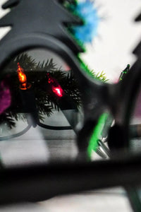 Christmas Tree Sunglasses - Holiday Shades - Sparkling Seasonal Glasses - GaG