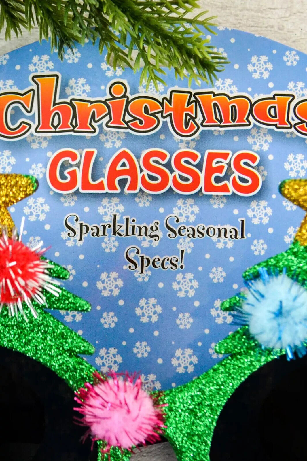 Christmas Tree Sunglasses - Holiday Shades - Sparkling Seasonal Glasses - GaG