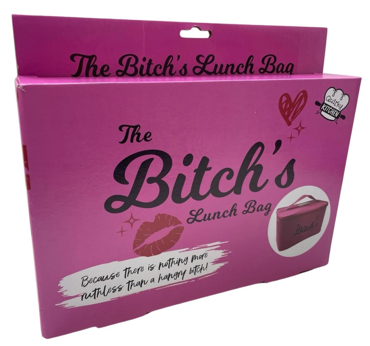 The Bitch's Lunch Box Bag ~ Insulated Ice Chest Pink Cooler Bag - Fun Adult Gift