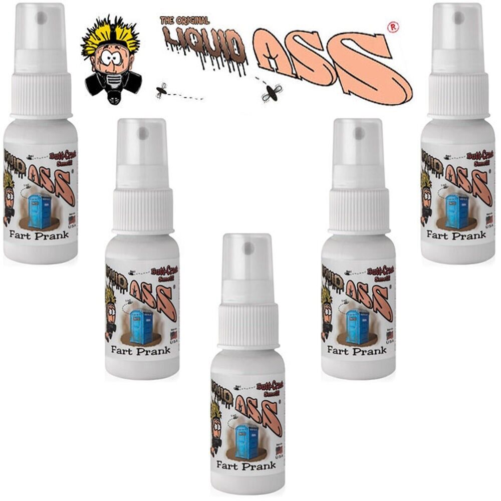 4 LIQUID ASS  " SPRAY BOTTLES " gag stink puke crap