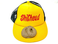 S#*HEAD POOP HAT Baseball Fake Rubber Crap Cap Poo Dog Trucker Mesh GaG Gift