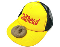 S#*HEAD POOP HAT Gorra de béisbol de goma falsa Poo Dog Trucker Mesh GaG Gift
