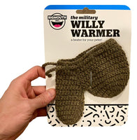 ARMY MILITARY Willy Warmer Weiner Weener Knitted Sock - Adult GaG Joke Gift
